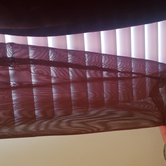 NWT Pretty Little thing Chocolate Velvet Long Sleeve mini dress plus size - Picture 6 of 11